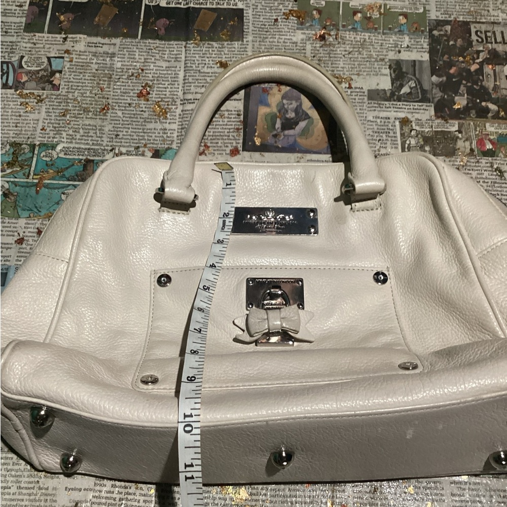 My Flat in London Broker Handbag Purse Satchel Leather 3067 - Picture 4 of 10